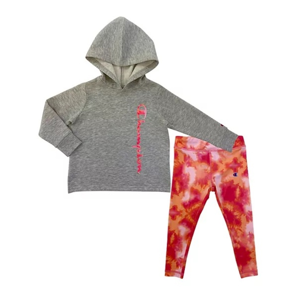 Champion Little Girls Tie-Dye 2 Piece Set